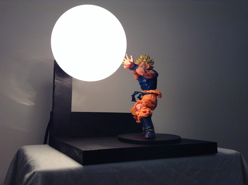Illustration for article titled Dragon Ball Energy Attacks As Tabletop Lamps